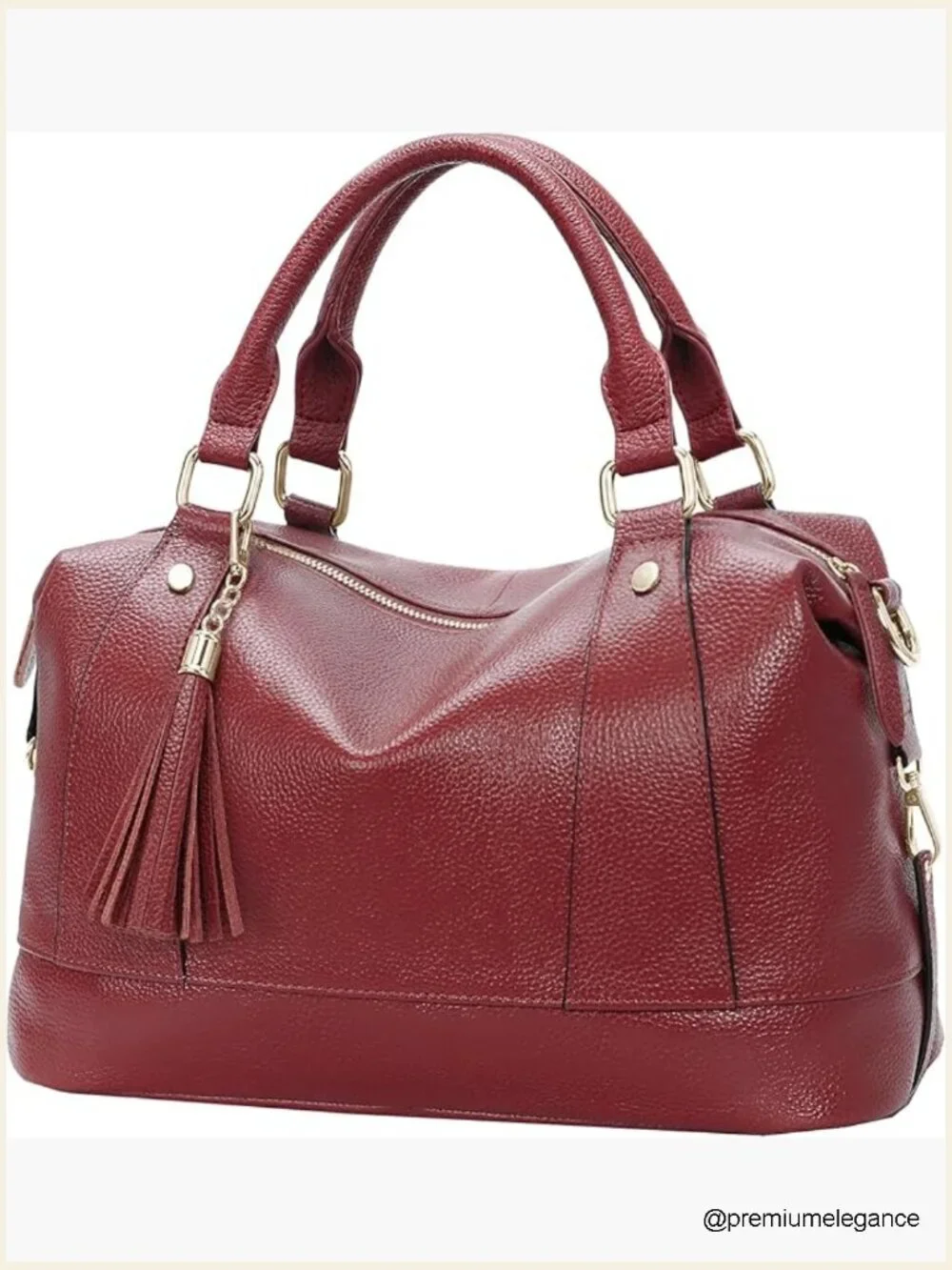 Vegan Leather Tote Bag Top Handle Hobo Satchel Crossbody Purse